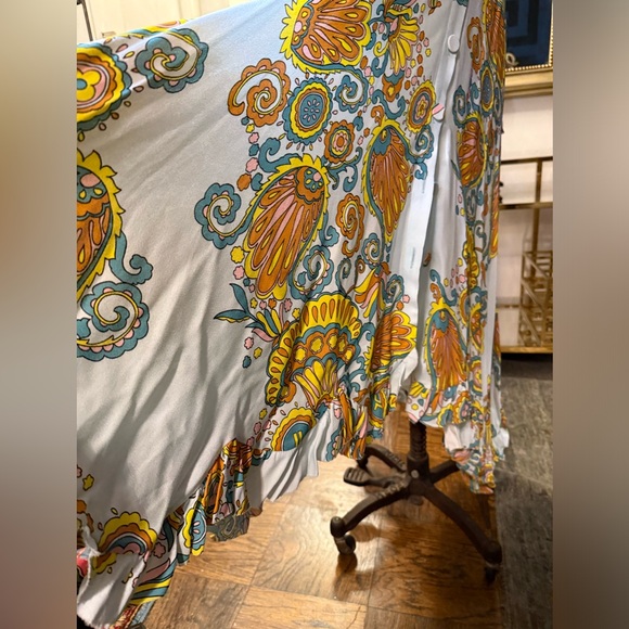 LANVIN Floral Printed Long Dress Runway - Picture 8 of 12